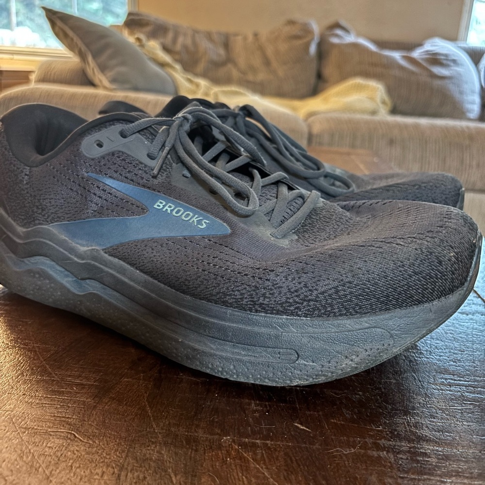 Brooks Ghost 2 Dark Grey and Blue Running Shoes